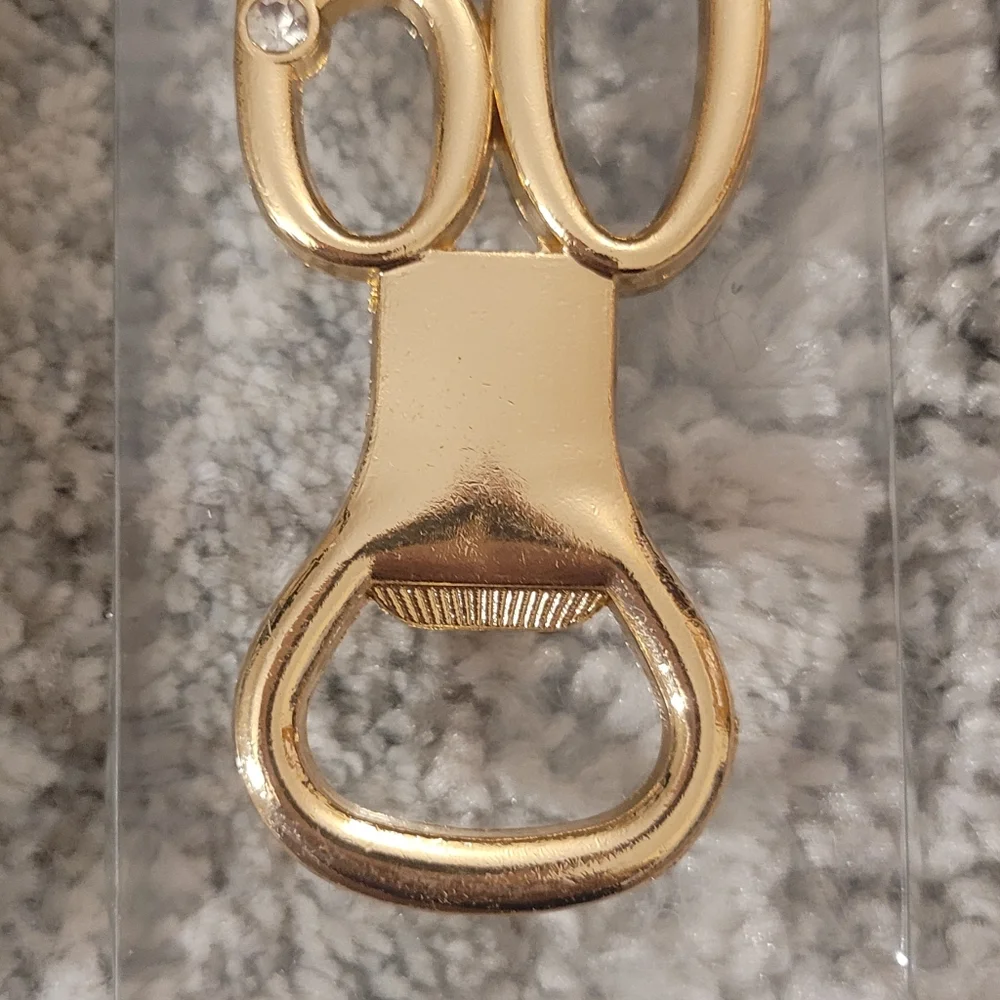 20 pcs gold metal, Bottle openers, favors (celebrate 60 years)